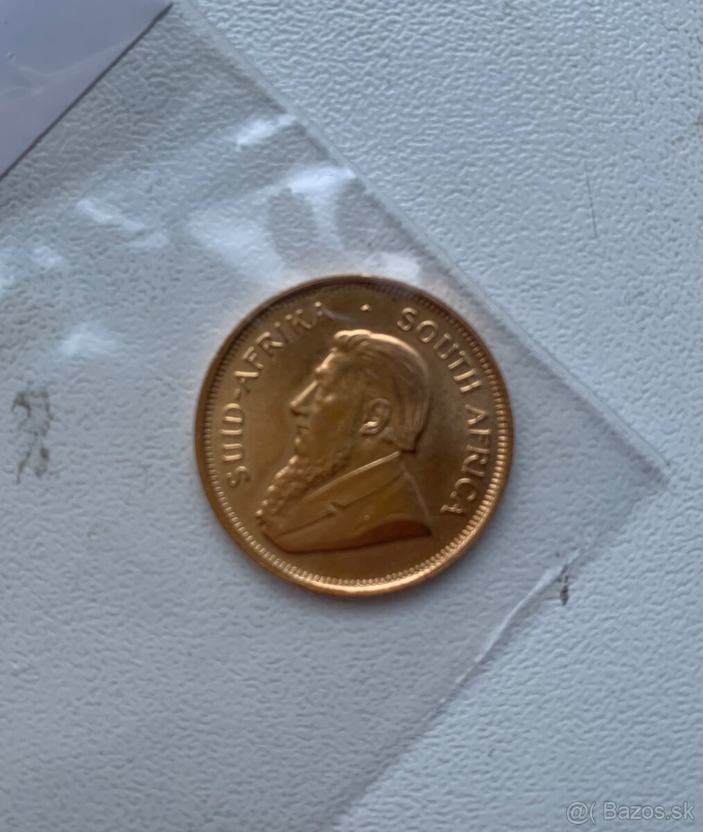 Zlatá minca 1/4oz Krugerrand 1985