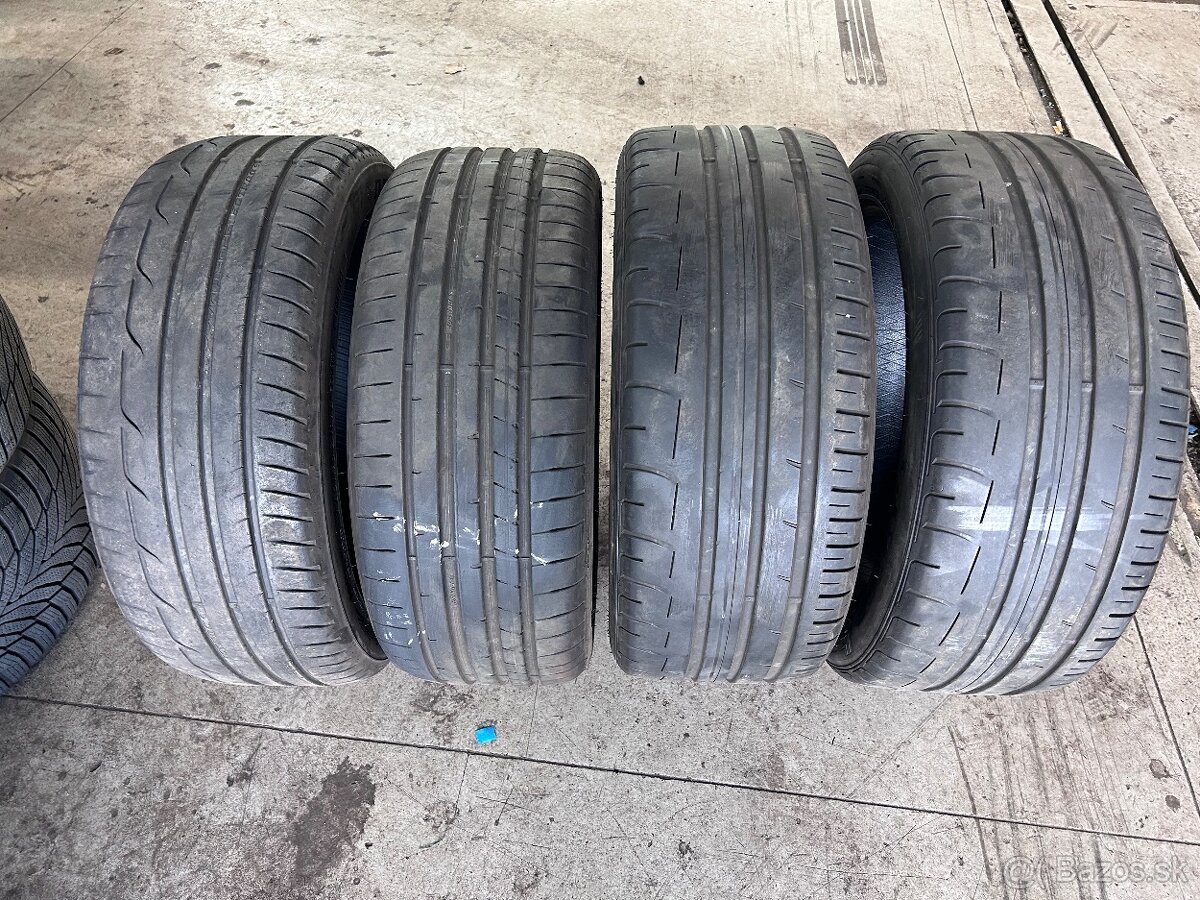 Predám letné Dunlop 245/45r18 2ks 225/45r18 2ks