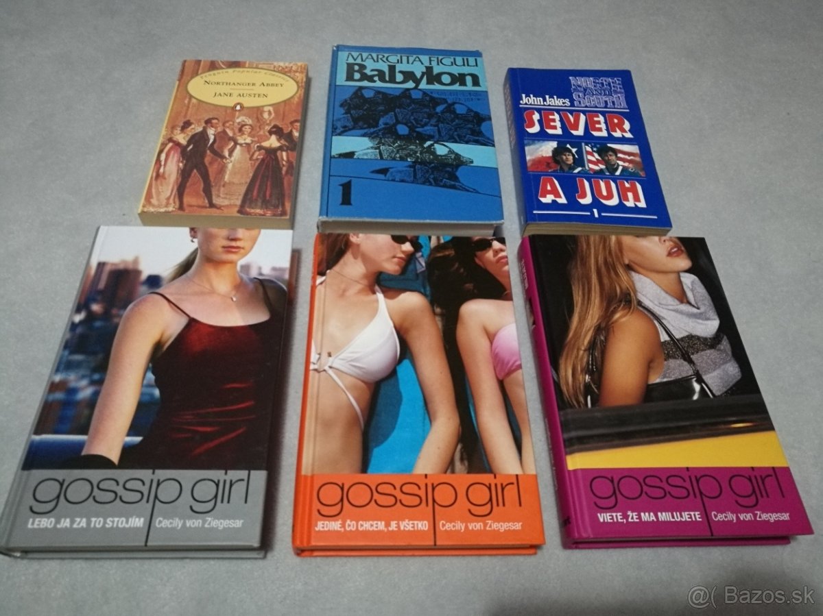 Gossip Girl, Northanger Abbey, Babylon, Sever a juh