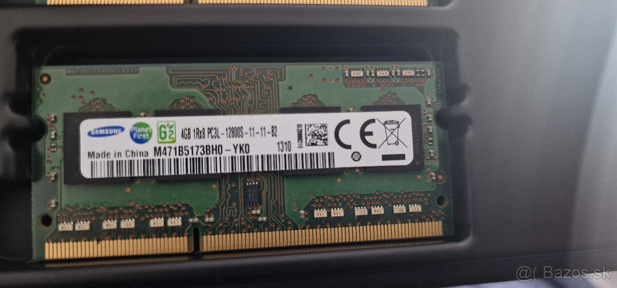 SO-DIMM 4GB DDR3 RAM moduly