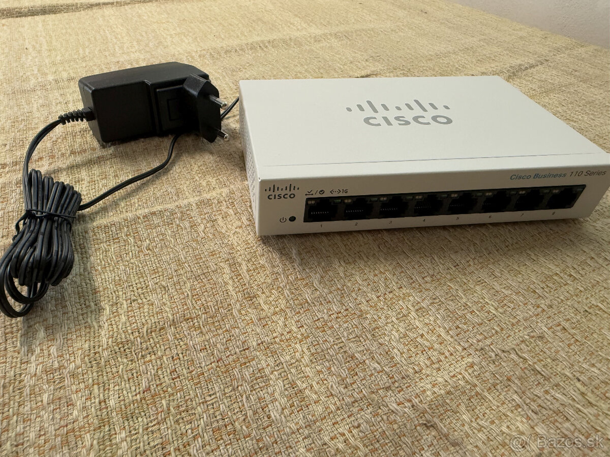 Predám 8-portový switch Cisco Business 110 Series