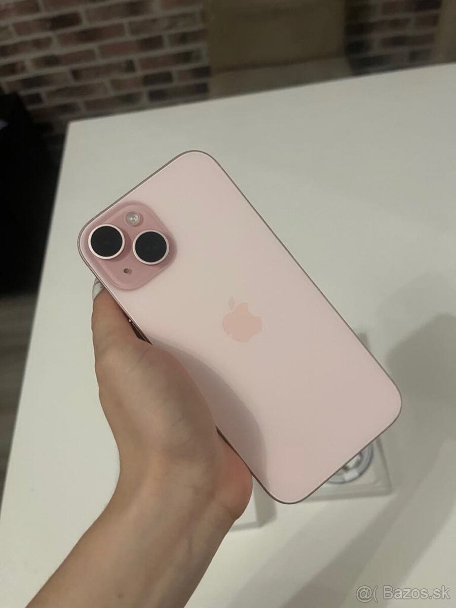 iPhone 15 128GB - Pink - 91% Baterka