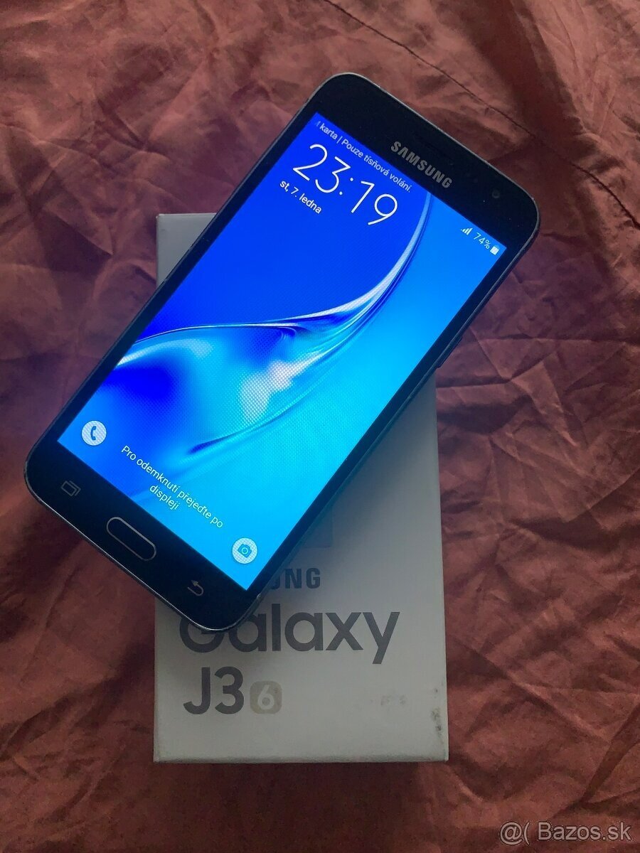 Predam Samsung J3 - čierna farba - krásny stav