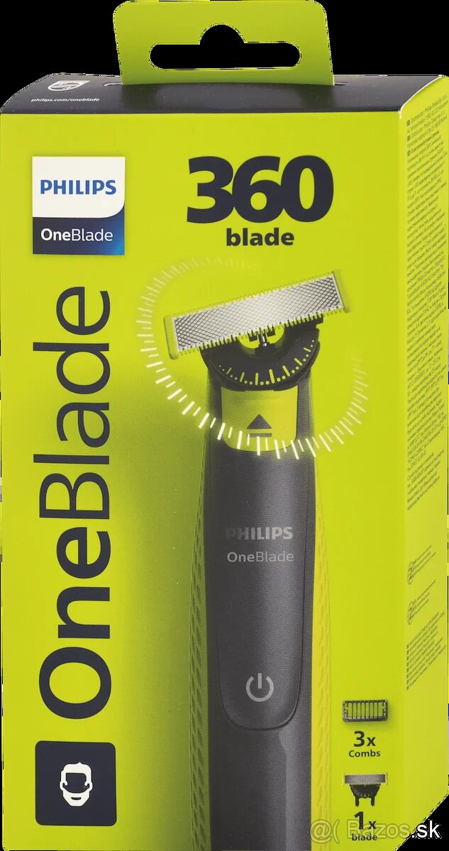 Holiaci strojček na tvár OneBlade 360 blade QP2724/23