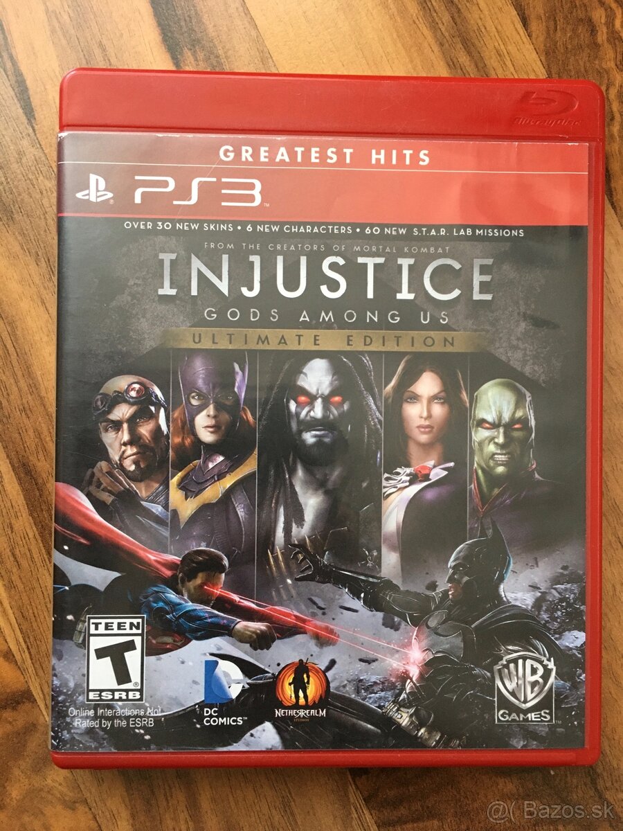 Predám hru Injustice pre PS3