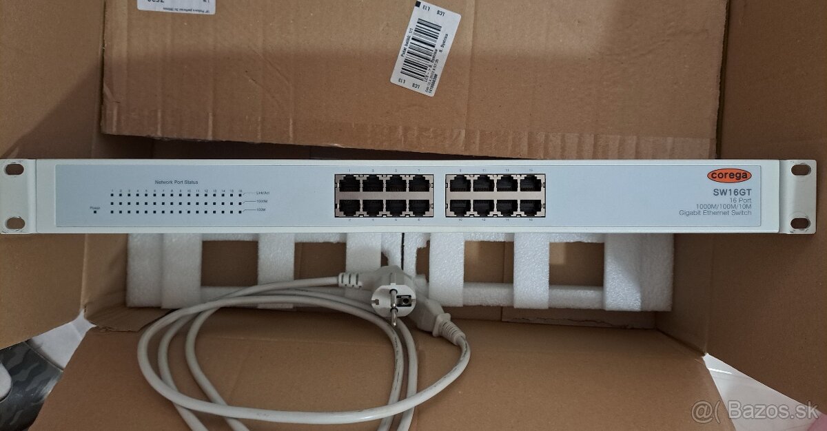 Predám Gigabit Switch SW16GT