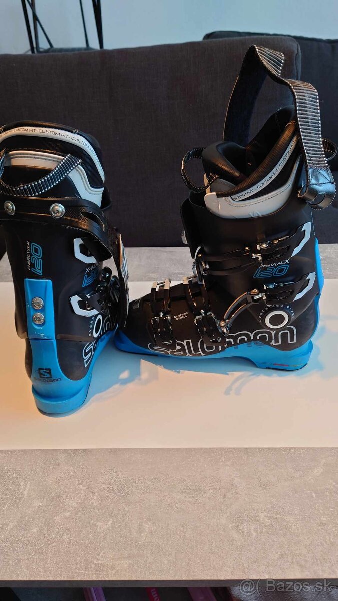 lyžiarky SALOMON X PRO 120 BLUE/black, MY CUSTOM FIT 3D race