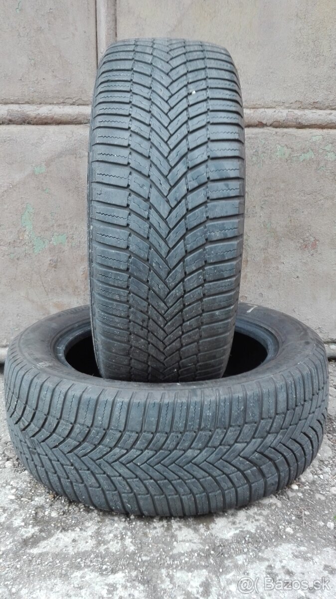 Predám 2-Zimné pneumatiky Bridgestone Weather 205/55 R16