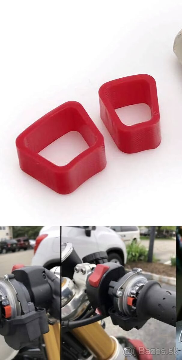 Throttle Spacers (vymedzenie plynu) Ducati, KTM/HSQ, Triumph