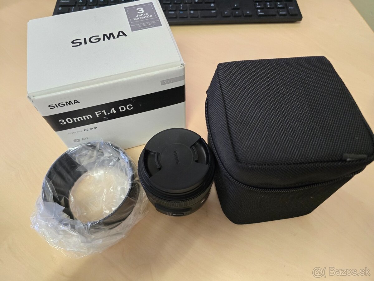 Sigma 30mm f/1.4 DC HSM Art, baj. Canon