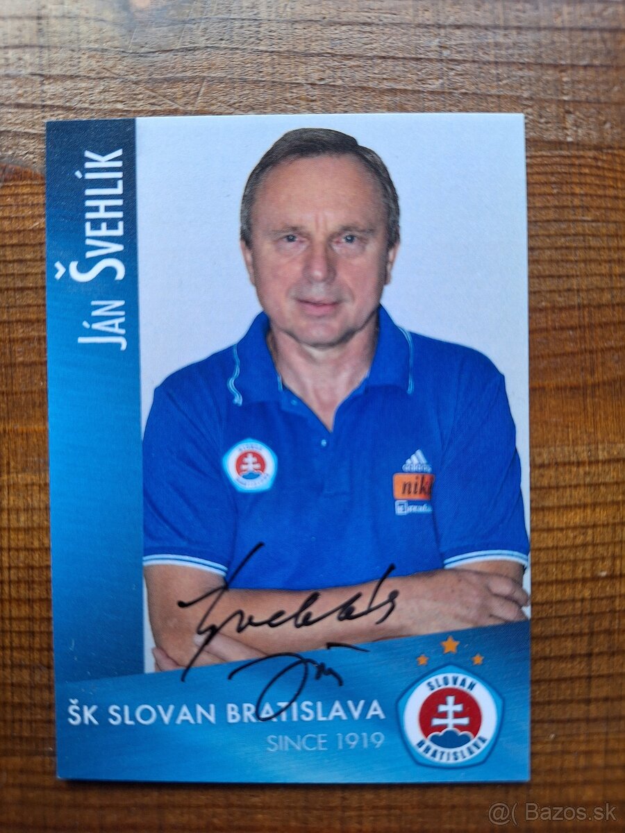 malá podpiskartička Ján Švehlík - ŠK Slovan