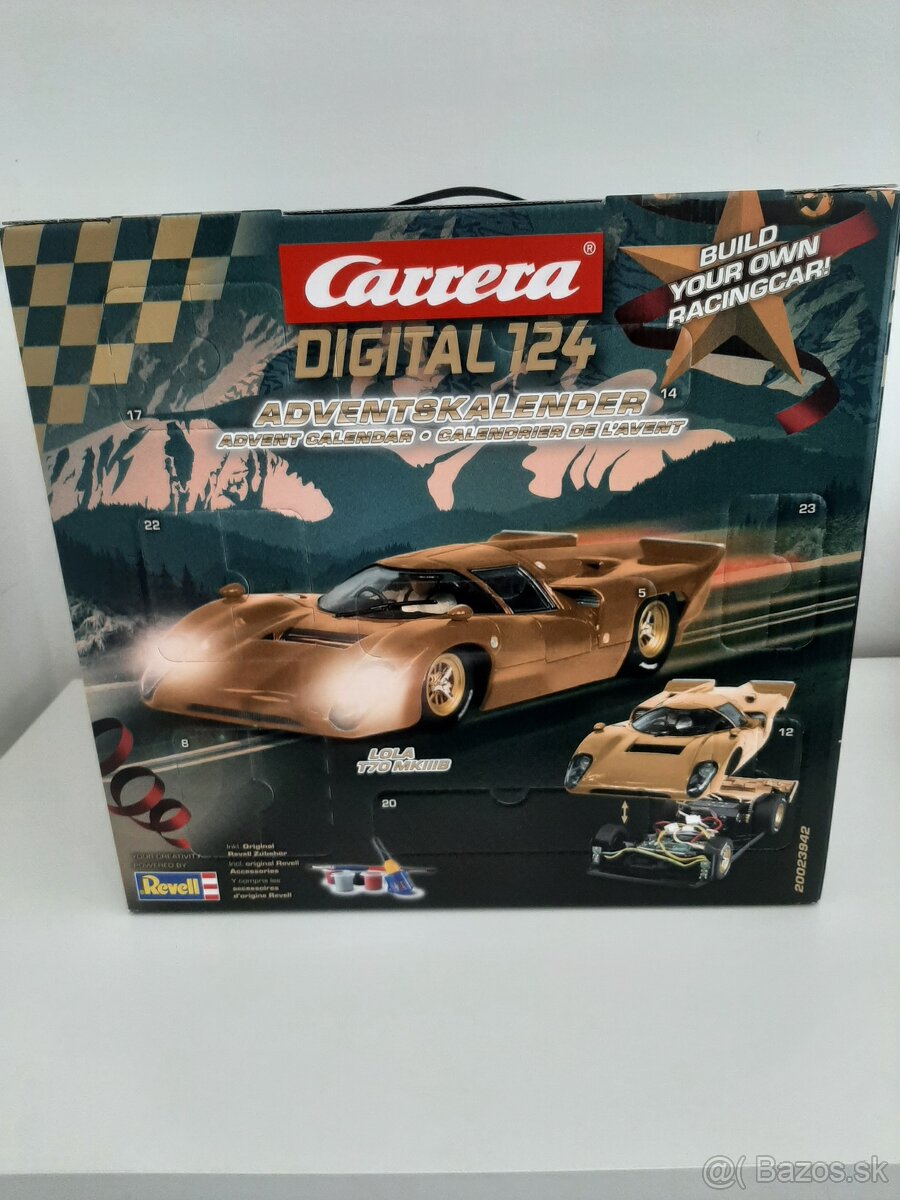 Carrera D124 Lola T70 adventný kalendár