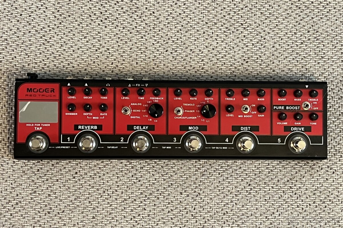 Mooer Red Truck multiefekt 8 v 1