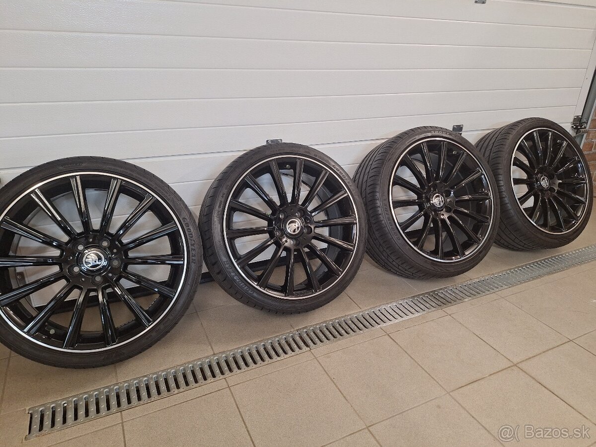 Predám alu 5x112 r19 letne pneu