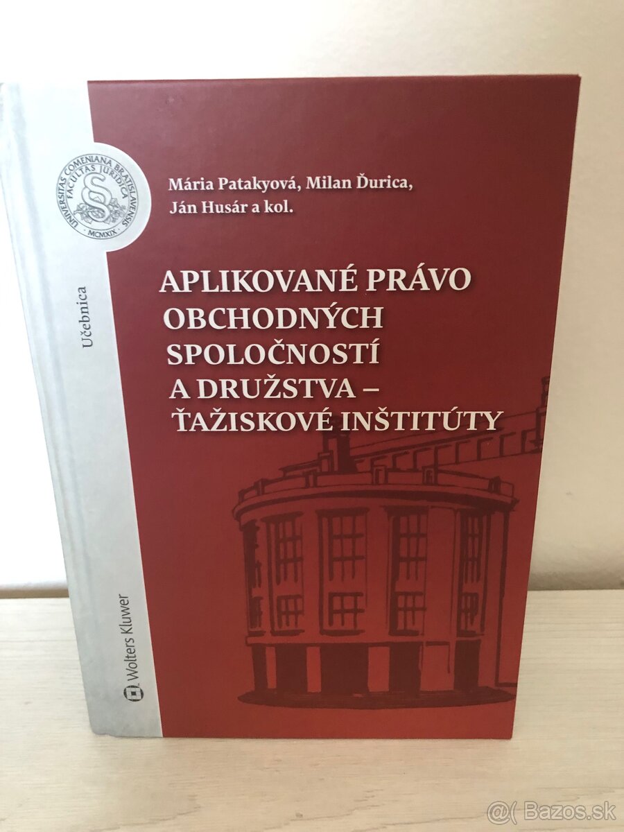 Aplikované právo obchodných spoločností a družstva