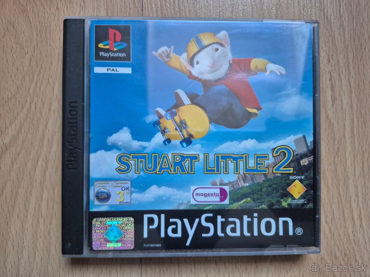 Predám hru na PS1 Stuart Little 2