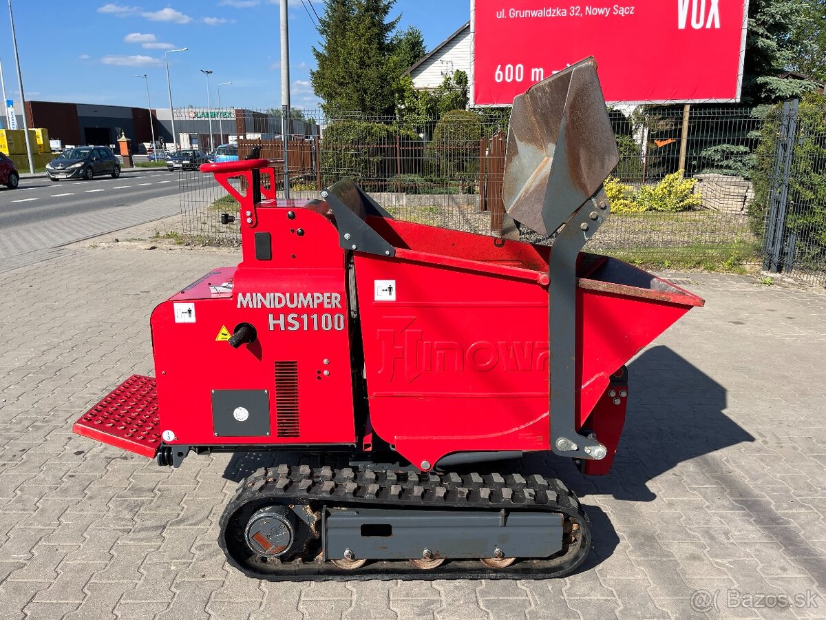 Samonakladací minidumper Hinowa HS1100 pásový fúrik