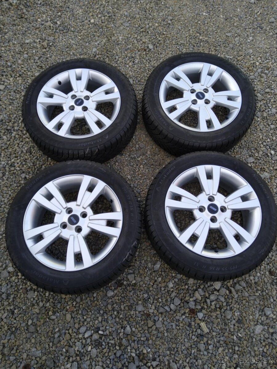 16" alu FIAT QUBO,CITROEN NEMO,PEUGEOT BIPPER + zimné  pneu.