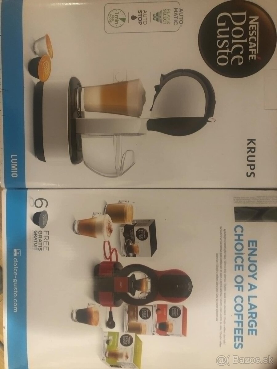 Predám: KRUPS Nescafé Dolce Gusto Lumio KP130531