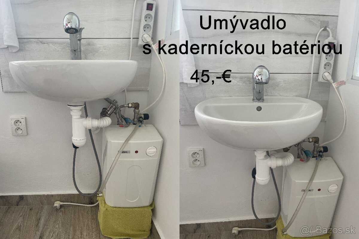 Umývadlo s kaderníckou batériou