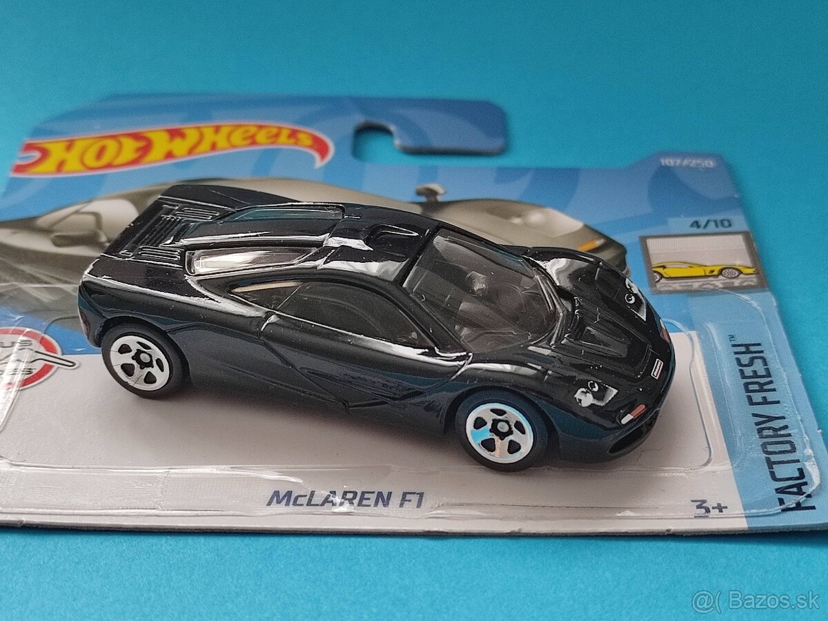 Hot wheels 8 - McLaren F1 & P1 rozbalené