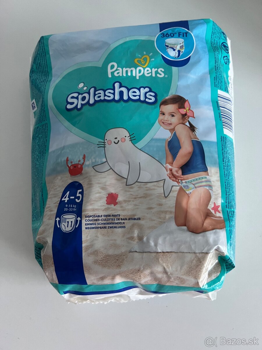 Pampers plienky do vody 9-15kg