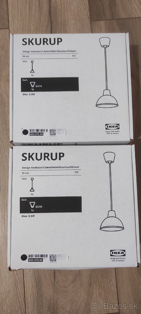 Lampy zn. SKURUP Ikea