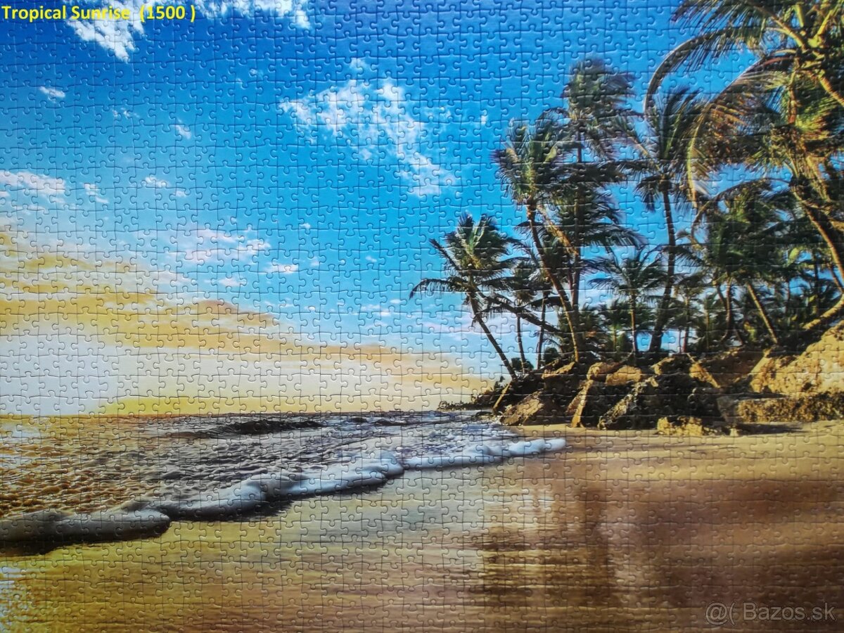 Puzzle 1500 Tropické svitanie