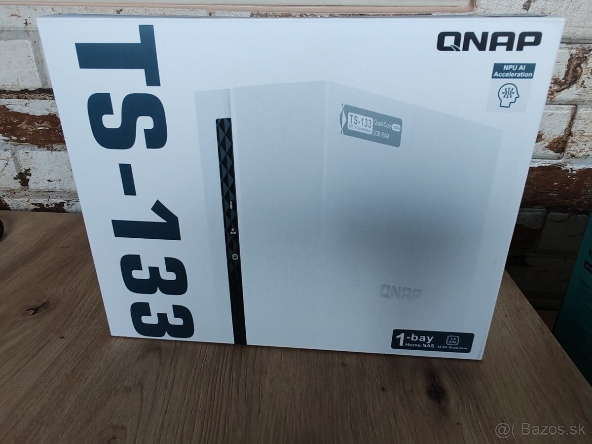 Predám NAS server QNAP TS-133 v záruke