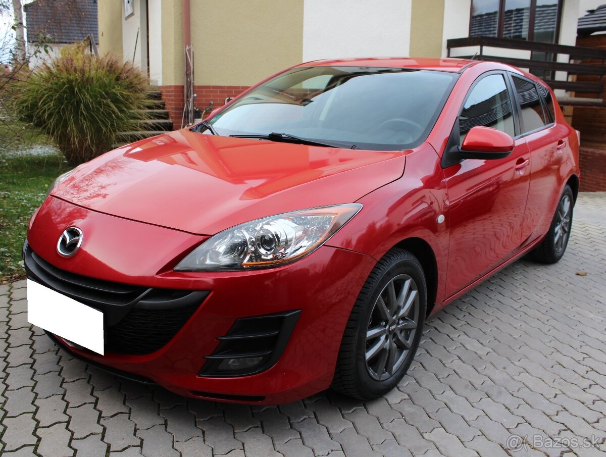 • MAZDA 3 2.0i, 111 kW, benzín, 6-st. manuál, r.v.2010 •