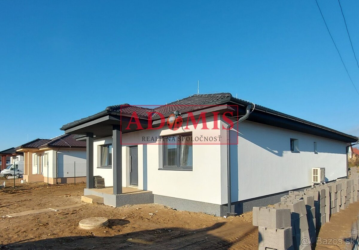 Predáme 4-izbový nadštandard bungalov Geča,720m2,tepelné čer