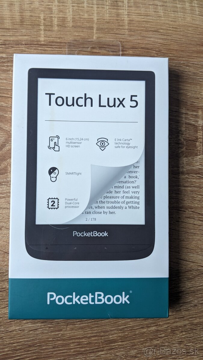 Citacka e-ink Pocketbook Touch LUX 5 PB628 Ruby Red