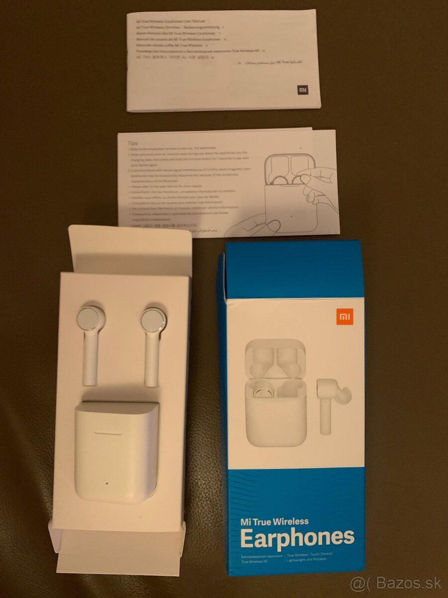 Bezdrotove sluchádka Xiaomi Mi True Wireless