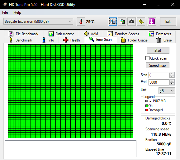 Seagate Expansion Port. 5TB (5000GB), STEA5000402