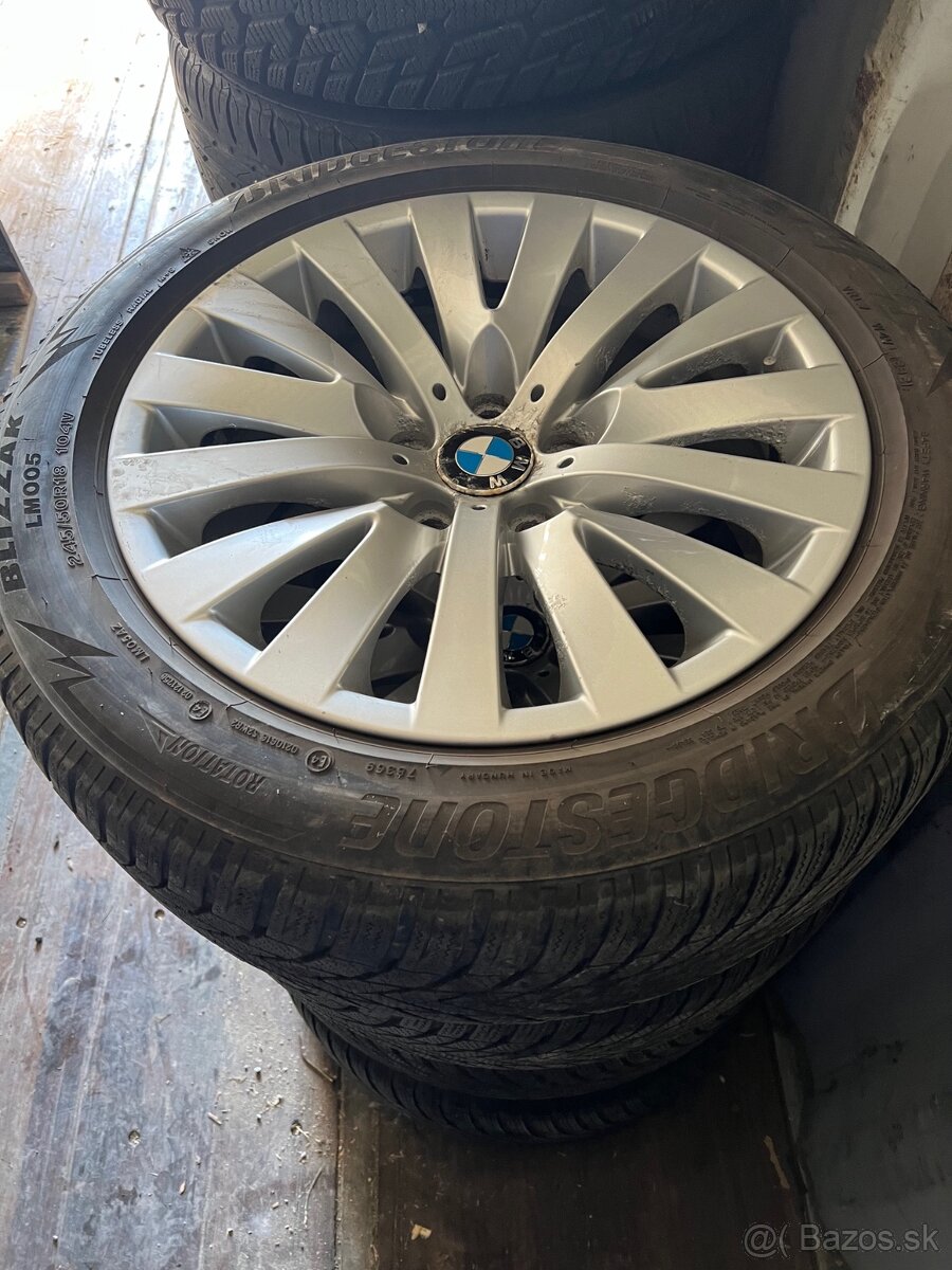 Originál ALU disky BMW 8x18. 245/50R18 Bridgestone