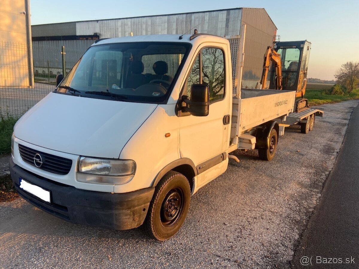 Opel Movano 2,8TDI 3-stranný sklápač