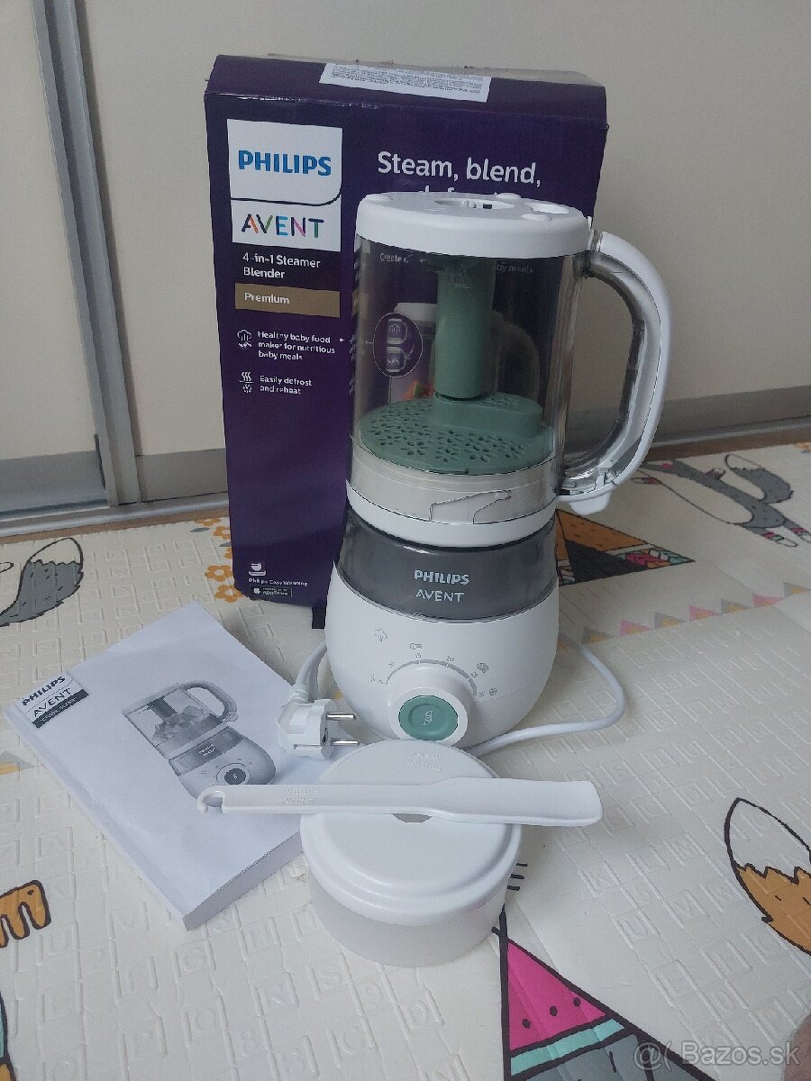 Parný hrniec a mixér Philips Avent 4v1 SCF885/01