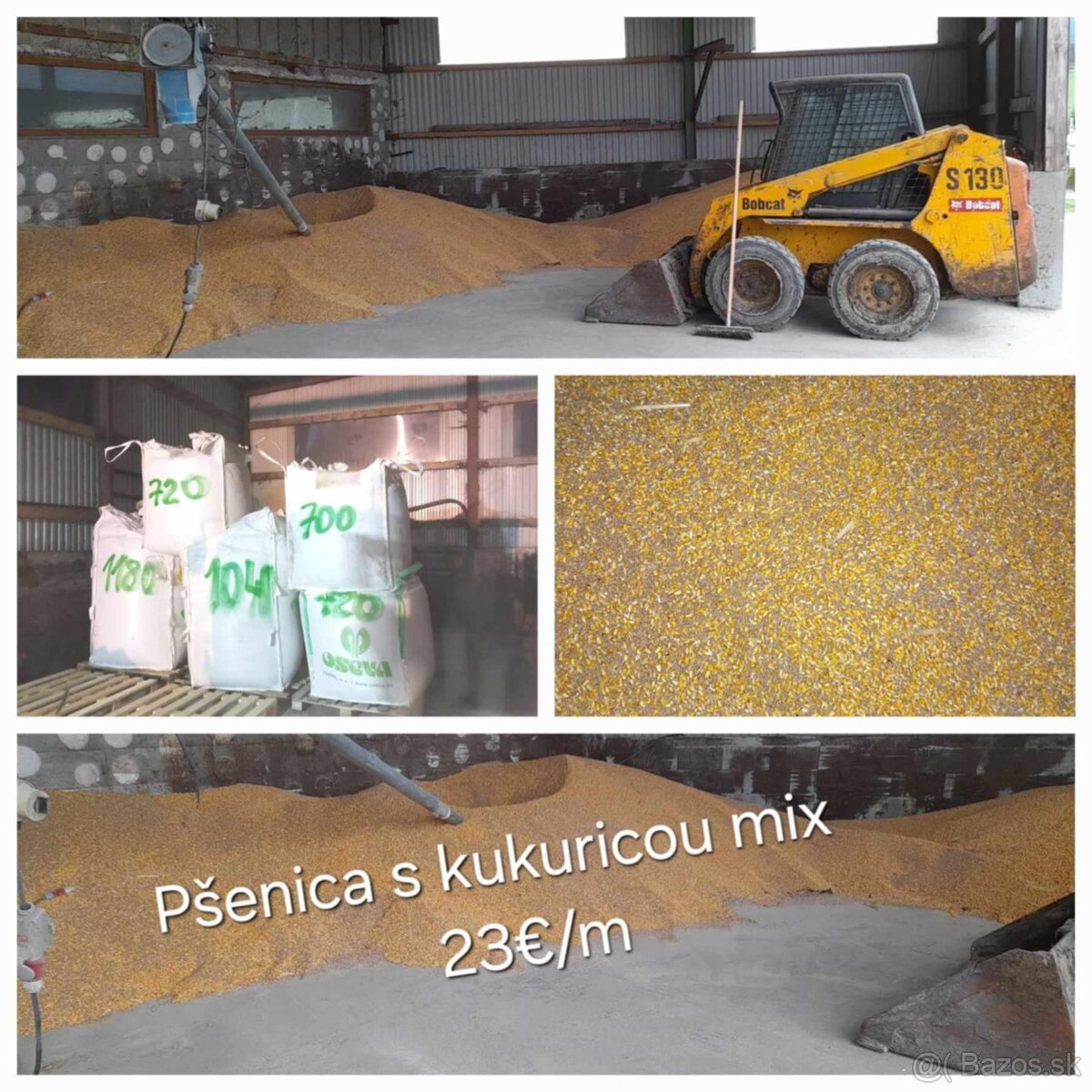 Psenica a kukurica mix 50/50  23€/100kg