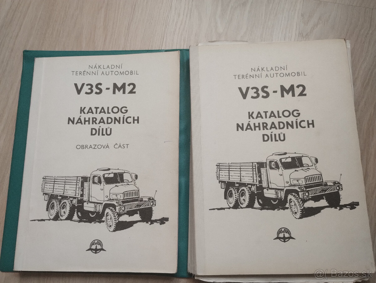 Praga V3S M2-katalóg náhradných dielov