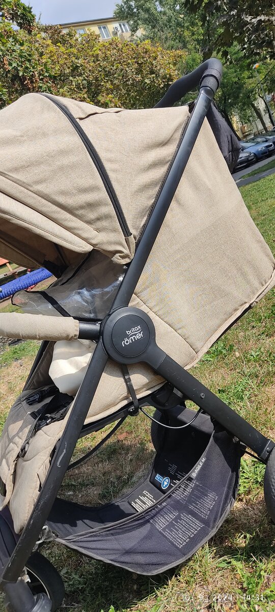 Športový kočík Britax Römer B-Agile M Linen Beige