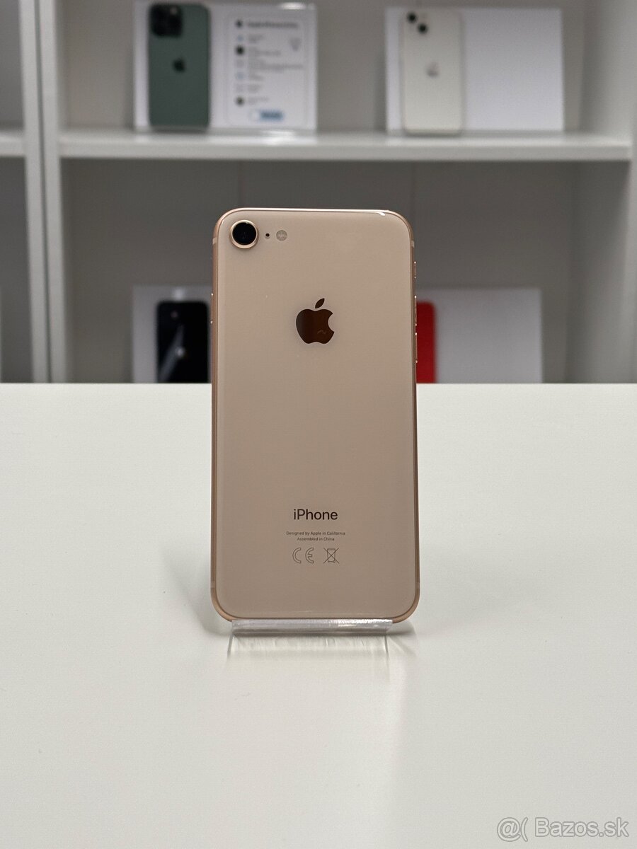 ZÁRUKA 1 ROK /  Apple iPhone 8 64GB Gold, 100% ZDRAVIE