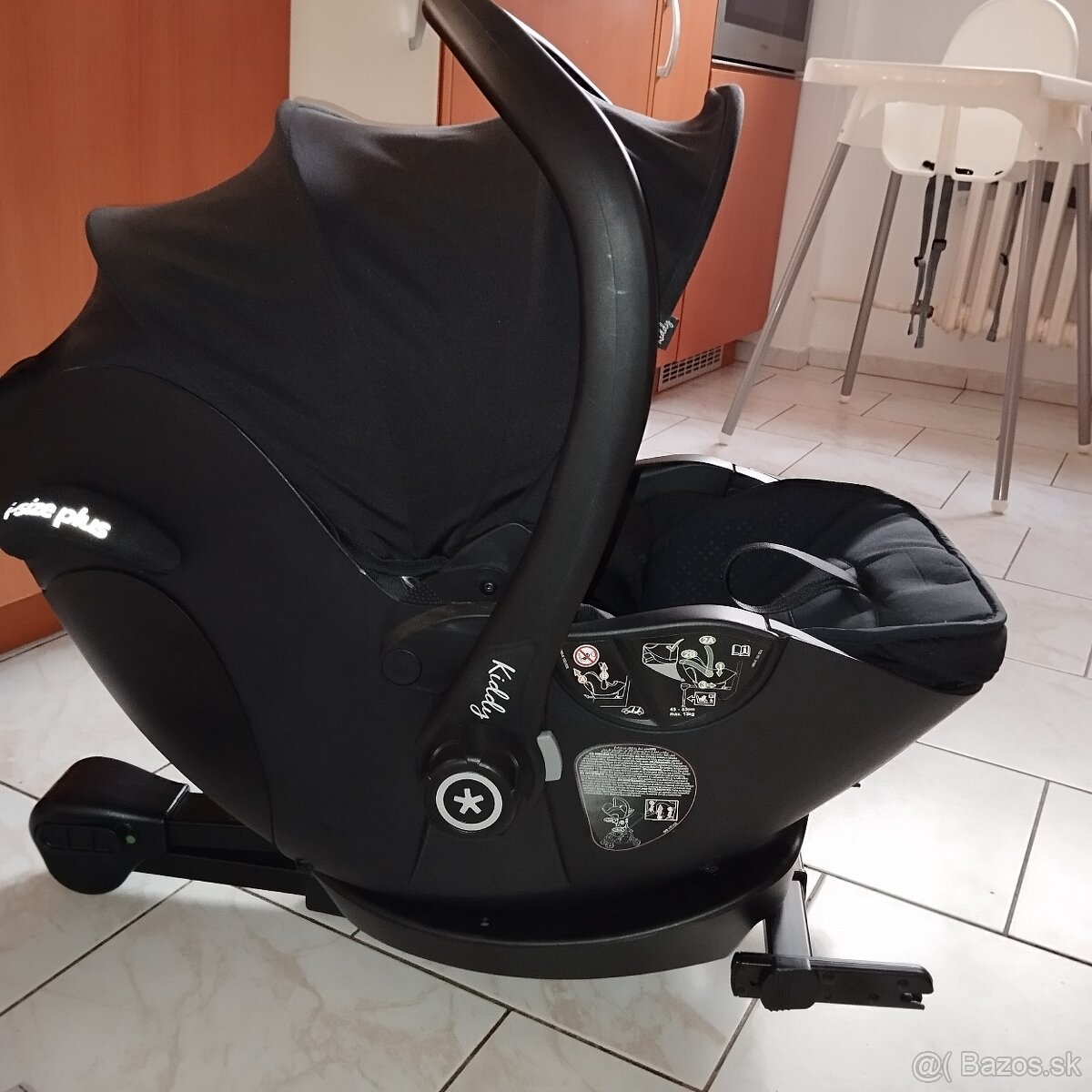 Polohovateľná autosedačka Kiddy s Isofix základňou