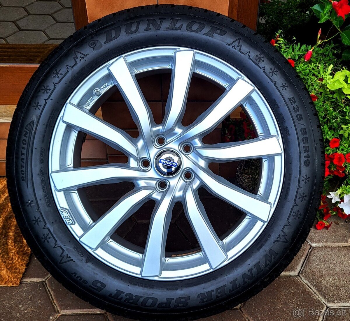 alu R19 5x108, senzory, zimné pneu 235/55, Volvo XC90, 60