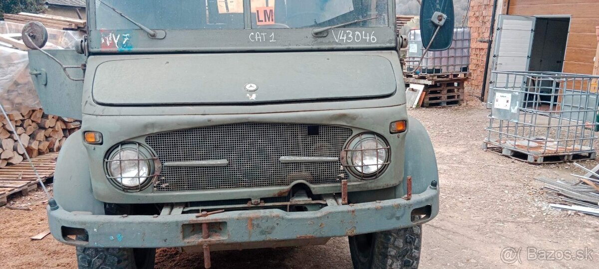 Predám mercedes Unimog 404 Cabrio- vojenský special