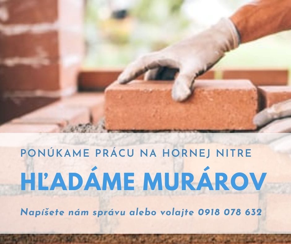 Hľadáme murára