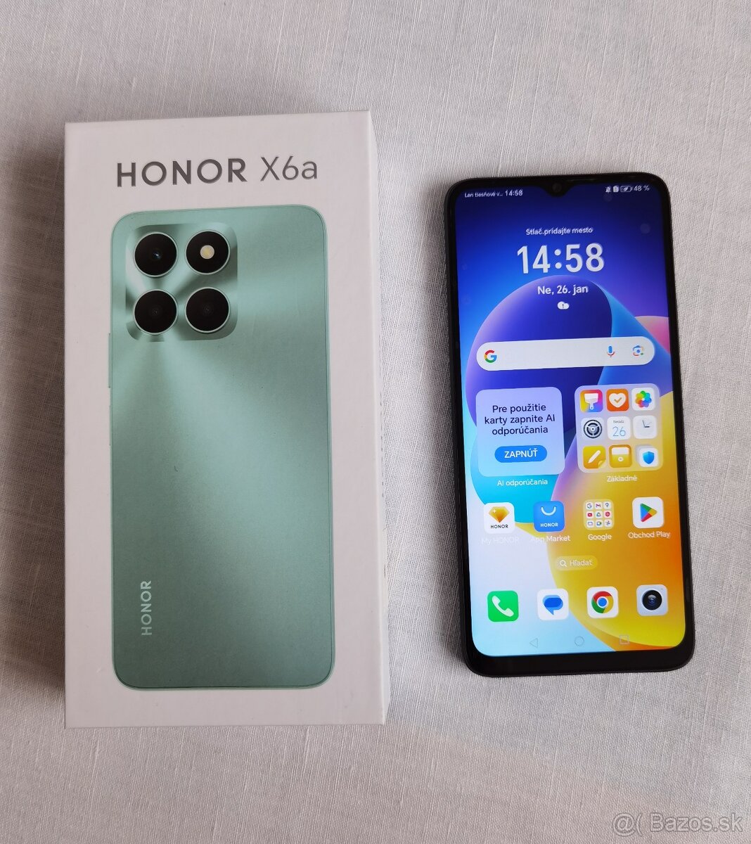 Honor X6a Black