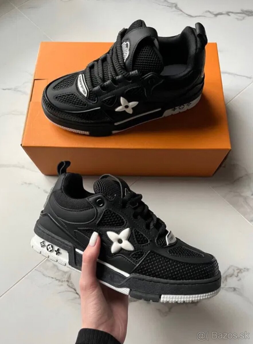 Louis Vuitton Skate Sneaker Black White