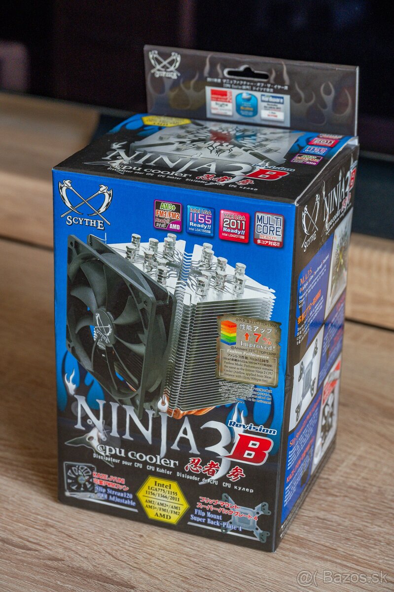 Scythe Ninja 3 REV B pre Intel / AMD Heatpipe CPU chladič