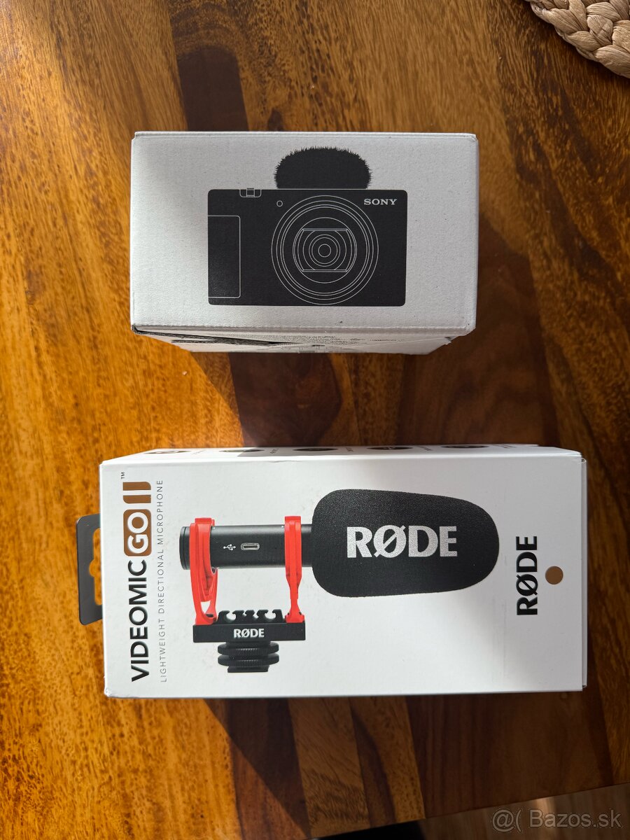 Sony ZV-1 II + RODE Videomic GO II