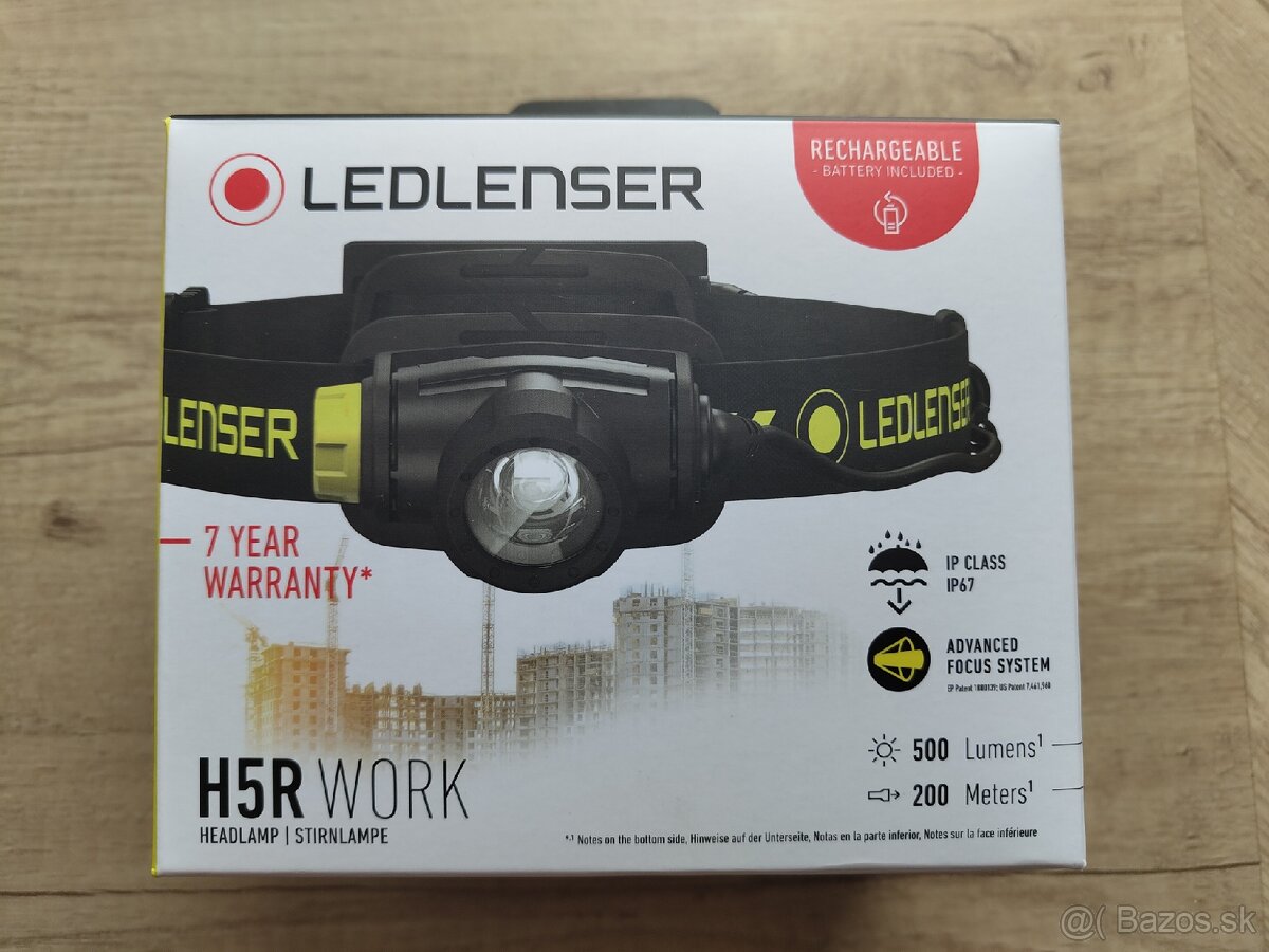 Čelovka LEDLENSER H5R WORK dobíjateľná